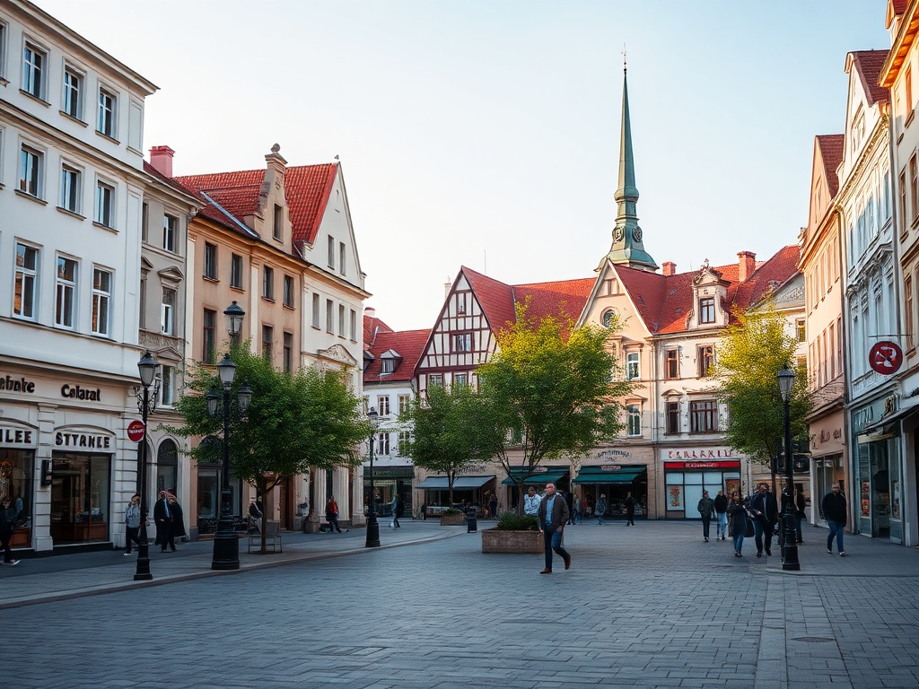 Mieszkańcy Zawiercia biorący udział w lokalnej inicjatywie, obok ikona symbolizująca prywatność online